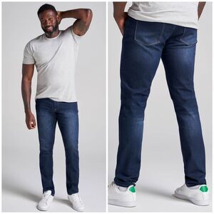 American Tall Big&Tall Carman Tapered Jeans in Blue Steel Size 40/40